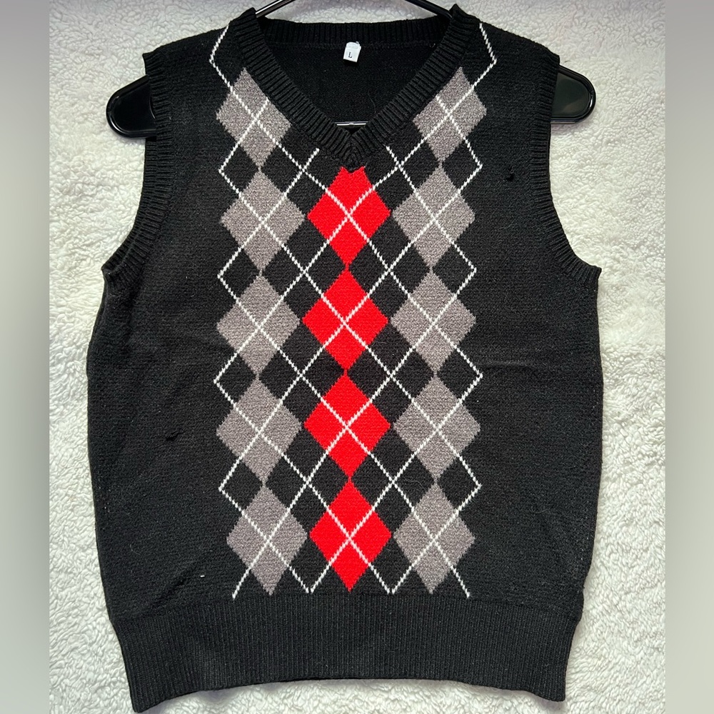 Cropped Sweater Vest